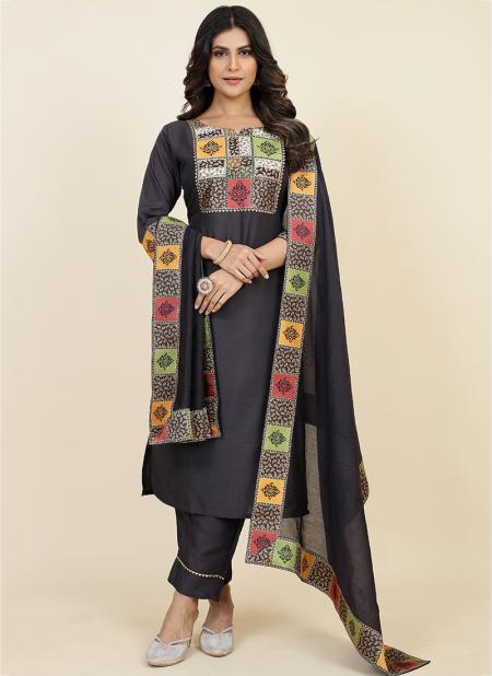 Padmavati 2 Chinnon Silk Wholesale Readymade Salwar Suits 5 Pieces Catalog